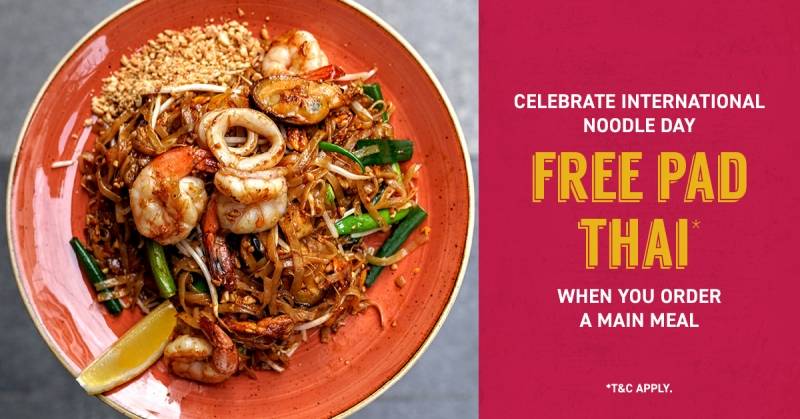 PNUT-Campaign-International-Noodles-Day_800x533 Free Pad Thai when you order a main meal