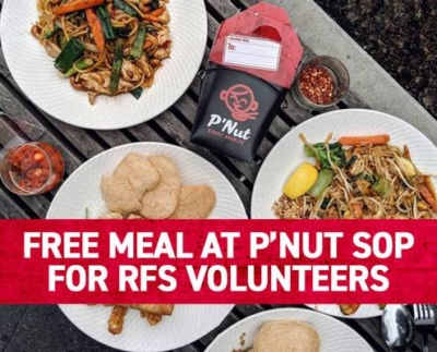 P’Nut SOP Invites RFS Volunteers For A Free Meal