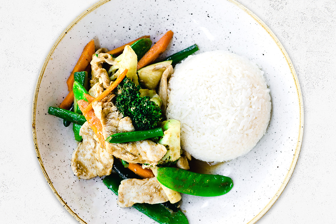 Green Curry Rice