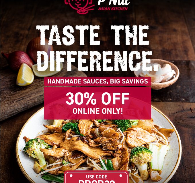 This Week Only: Get 30% Off Your P’Nut Asian Kitchen Order!