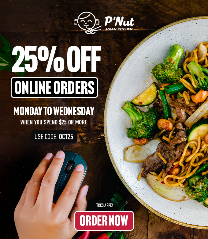 Savour More, Spend Less: Get 25% Off at P’Nut This October!