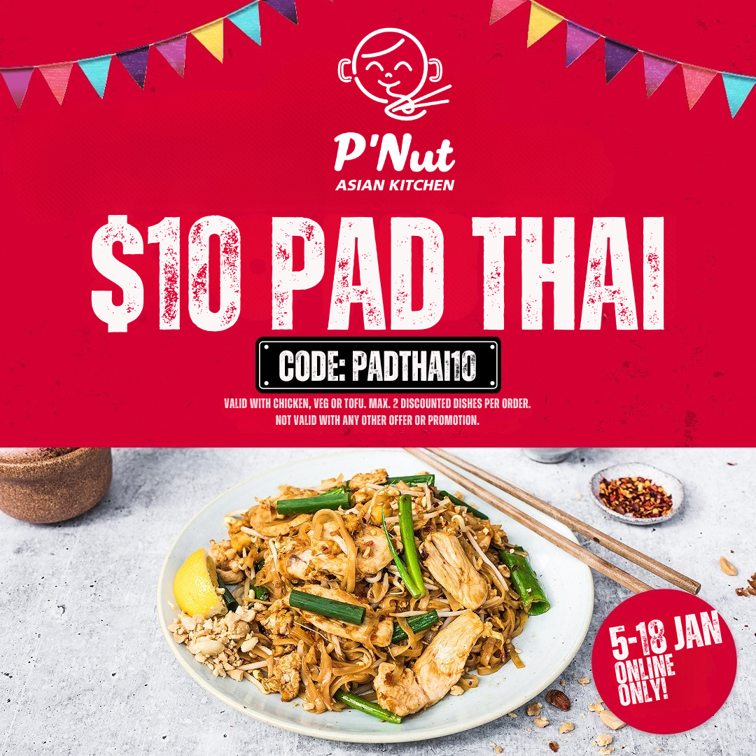 Enjoy Pad Thai for Just $10