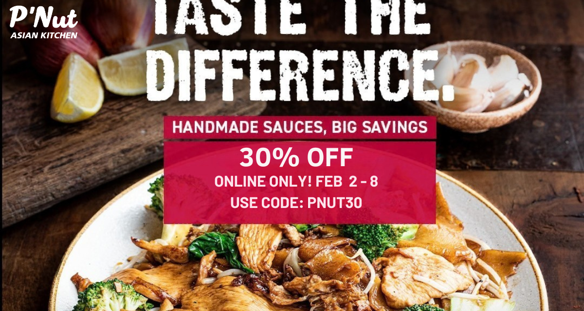 Enjoy 30% OFF Online Orders – This Week Only (Feb 2–Feb 8)